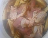 鶏もも肉と水煮タケノコの煮物作り方5写真