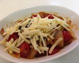 さば味噌煮缶でチーズグラタン作り方3写真