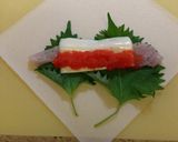 鶏と明太子の大葉チーズ春巻き作り方2写真