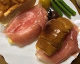 生ハムとマーガリンのオープンサンドv作り方3写真
