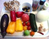 ベジタリアン✾お豆入りラタトゥイユ作り方1写真