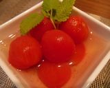夏に最適！トマトのコンポート作り方5写真