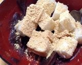 簡単和スイーツ♡食パン＋あんこきな粉のせ作り方3写真