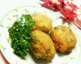 めんつゆで味付け☆鶏ミンチと小松菜ボール作り方4写真
