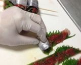 疲労回復魚屋ジューシー太刀魚桜葉梅巻き作り方5写真