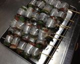 疲労回復魚屋ジューシー太刀魚桜葉梅巻き作り方6写真