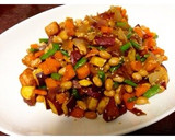 鮪と大豆とさつまいもの揚げ煮作り方5写真