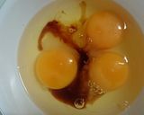 朝食に☆中からトロ～ん明太子マヨ卵焼き★作り方3写真