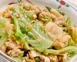 調味料1つで☆春キャベツとツナ卵炒め作り方7写真