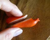 キャラ弁おかず♥彩りかたつむり作り方1写真