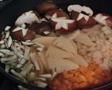 椎茸と筍のおこわ作り方4写真
