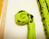 【菓子パン】甘納豆入り★抹茶うずまきパン作り方9写真