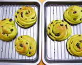 【菓子パン】甘納豆入り★抹茶うずまきパン作り方17写真
