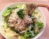暑い日に❗️豚冷しゃぶサラダそば作り方10写真