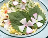 父の日・キャラ弁に♪かまぼこで紫陽花の花作り方9写真