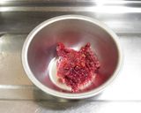 ササミと水菜の梅ゴマ和えサラダ♪作り方1写真