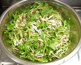 ササミと水菜の梅ゴマ和えサラダ♪作り方7写真