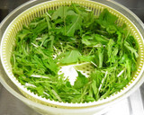 ササミと水菜の梅ゴマ和えサラダ♪作り方5写真