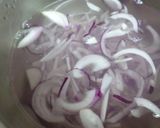 紫玉ねぎとかいわれ菜のサラダ作り方1写真