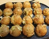キャベツちくわ入りウスターソースたこ焼き作り方3写真