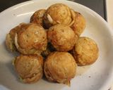 キャベツちくわ入りウスターソースたこ焼き作り方4写真