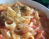 簡単！紅ずわいがにのトマトクリームパスタ作り方5写真