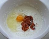 夏のさっぱりお好み焼き（茄子・大葉・梅）作り方1写真