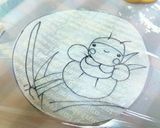 紫陽花とホタルのピラフおにぎり弁当❤︎作り方2写真