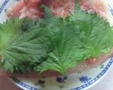 レンジでヘルシー♪胸肉の大葉梅肉ロール♪作り方3写真