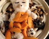 大根おろしでしろくま⁈大根おろしアート作り方5写真