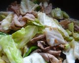 たっぷりキャベツ炒め♪作り方3写真