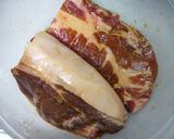 半熟卵と・・・、豚の角煮。作り方2写真