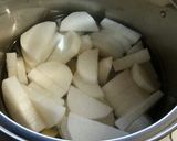 酒粕でランクアップ大根とばら肉の煮物作り方3写真