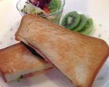 サクフワ☆喫茶店モーニングのサンドイッチ作り方6写真