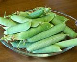 エンドウ豆のごはん。作り方1写真