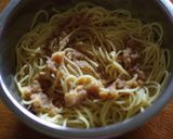 暑〜い夏に❥ナスとおろしの冷製パスタ作り方9写真