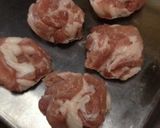 時短! 豚コマde一口カツ作り方1写真