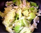アンチョビと白菜のクリームパスタ作り方4写真