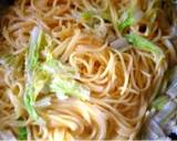 アンチョビと白菜のクリームパスタ作り方5写真