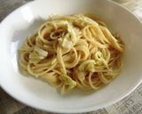 アンチョビと白菜のクリームパスタ作り方6写真