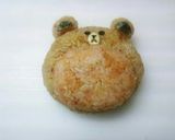 キャラ弁❈LINEブラウン被り物おにぎり作り方4写真