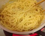 簡単☆ガーリックとバターの本格白パスタ作り方6写真