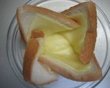 大きいとろけるスライス☆フォンデュ食パン作り方4写真