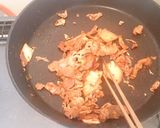 混ぜるだけ♥豚キムチ乗っけ♥本格ビビン麺作り方1写真