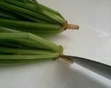 ほうれん草の胡麻和えおひたし作り方1写真