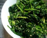 ほうれん草の胡麻和えおひたし作り方9写真