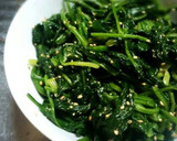 ほうれん草の胡麻和えおひたし作り方9写真