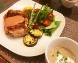 ハム＆チーズサンド♪ごちそうチキンソテー作り方6写真