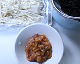 簡単常備菜☆梅ひじきなめたけ☆作り方1写真