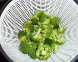 ブロッコリーとトマト野菜のマヨ酢サラダ作り方1写真